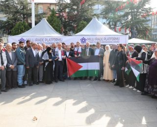 Tokat’ta Sivil Toplum Filistin için birleşti