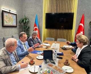 TİMBİR’in Azerbaycan temasları sürüyor; Heyet Türk Evi’nde
