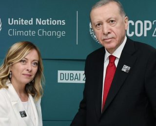 Cumhurbaşkanı Erdoğan, Dubai’de İtalya Başbakanı Giorgia Meloni’yi kabul etti