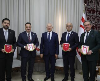 TİMBİR heyeti KKTC’de; Cumhurbaşkanı Vekili, Meclis Başkanına ziyaret