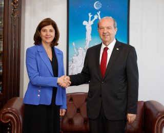 KKTC Cumhurbaşkanı Tatar-Holguin görüşmesi tamamlandı