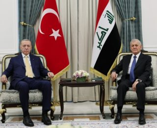 Cumhurbaşkanı Recep Tayyip Erdoğan, Irak Cumhurbaşkanı Abdullatif Reşid ile bir araya geldi