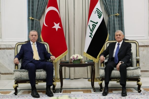 Cumhurbaşkanı Recep Tayyip Erdoğan, Irak Cumhurbaşkanı Abdullatif Reşid ile bir araya geldi