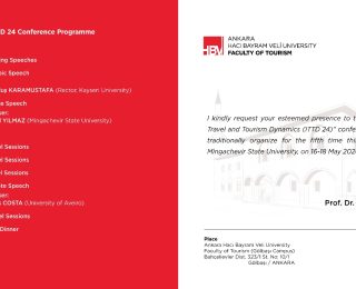 AHBVÜ’de ‘International Travel and Tourism Dynamics’ Kongresi düzenlenecek