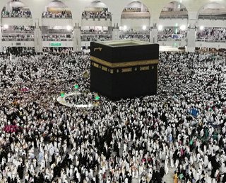 Türk hacı adayları kutsal topraklarda