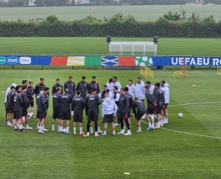 Milli takım ilk antrenmanını yaptı