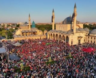 Dev buluşma! Konya’da binler isyan ediyor